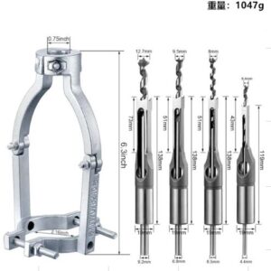 KIT EXTRATOR DE PARAFUSOS E BROCAS PARA REMOCAO DE PARAFUSOS QUEBRADOS, FABRICADO EM ACO, COMPOSTO POR EXTRATOR MECANICO AJUSTAVEL E BROCAS HELICOIDAIS DE DIFERENTES DIAMETROS, UTILIZADO PARA EXTRACAO DE PARAFUSOS, PRISIONEIROS E PECAS TRAVADAS.