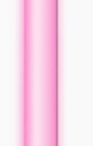 LUMINARIA LED DECORATIVA TUBULAR, ALIMENTACAO ELETRICA, EMISSAO DE LUZ COLORIDA ROSA, UTILIZADA PARA ILUMINACAO AMBIENTE E DECORACAO DE INTERIORES, COM CORPO EM MATERIAL PLASTICO E TERMINAIS METALICOS
