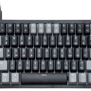 TECLADO PARA COMPUTADOR, TIPO COMPACTO, COM TECLAS ALFANUMERICAS, CONEXAO POR CABO USB, CARCACA EM PLASTICO, UTILIZADO COMO DISPOSITIVO DE ENTRADA DE DADOS PARA MAQUINAS AUTOMATICAS DE PROCESSAMENTO DE DADOS, MARCA HUOJI